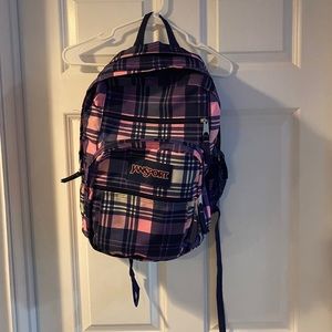 Jansport plaid backpacks
